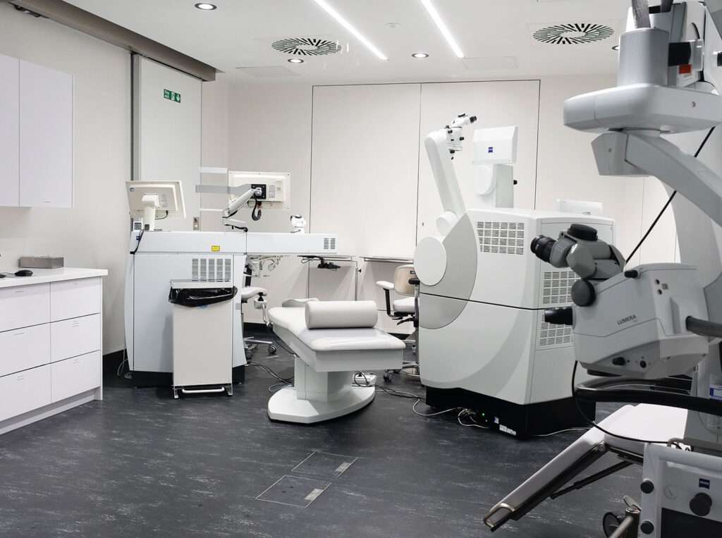 A sneek peek at high tech laser eye surgery machines