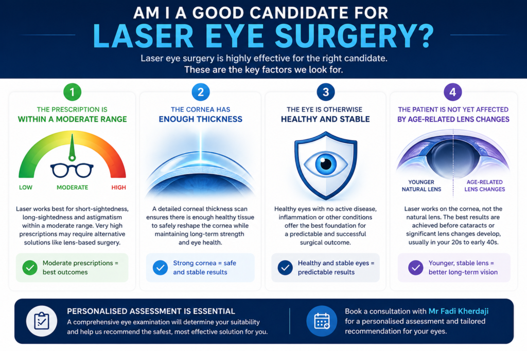 good candidate for laser eye surgery