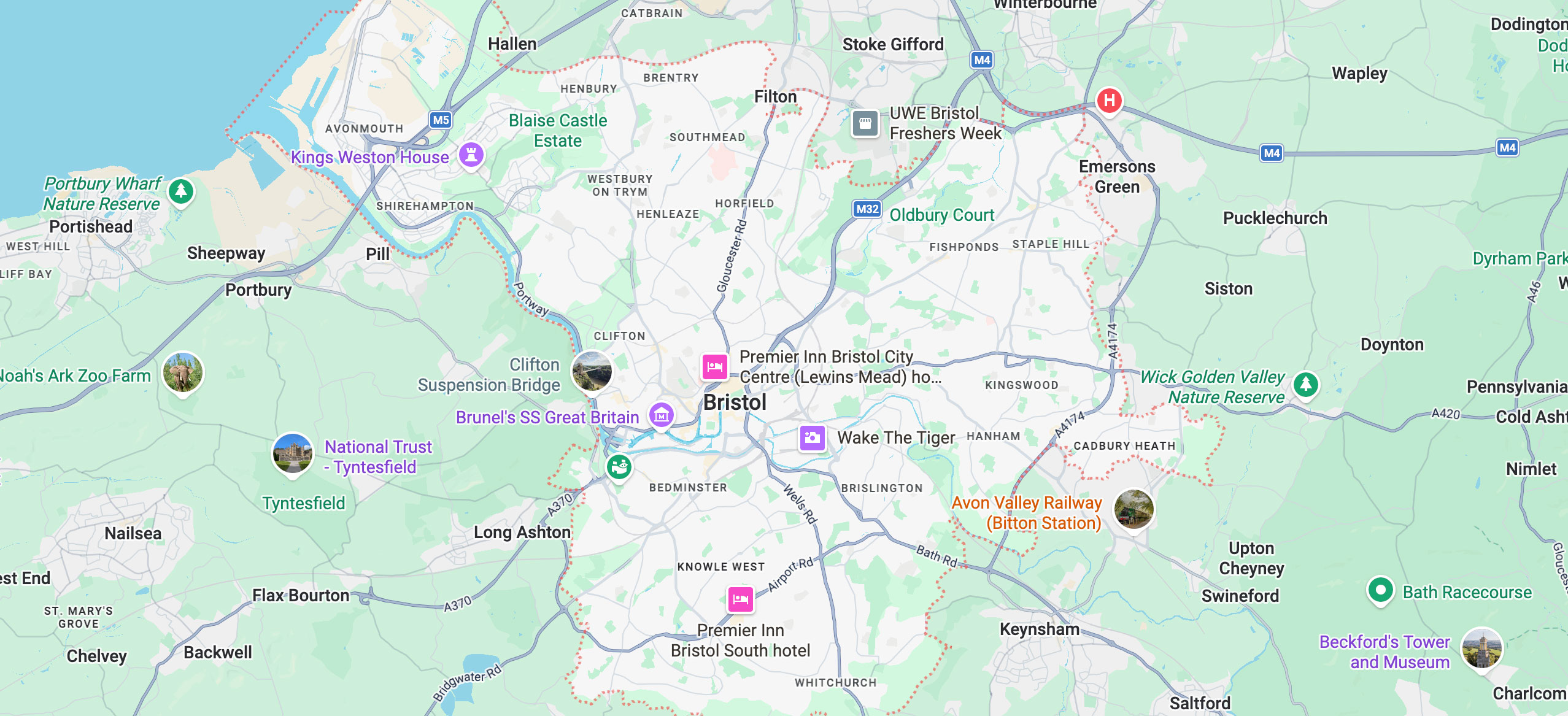 map-of-bristol-uk